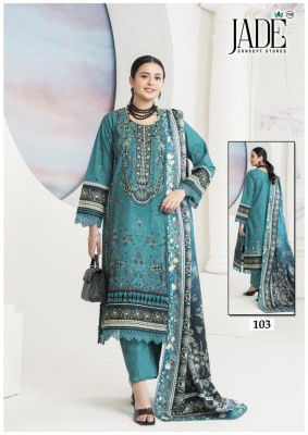 Chevron cotton vol 11 by Jade Pure Heavy Lawn Cotton unstitched suit catalogue at affordable rate salwar kameez catalogs