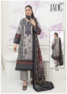 Chevron cotton vol 11 by Jade Pure Heavy Lawn Cotton unstitched suit catalogue at affordable rate salwar kameez catalogs