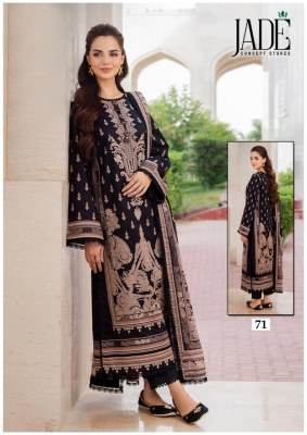 Chevron cotton vol 8 by Jade Heavy lawn cotton unstitched dress material catalogue at affordable rate salwar kameez catalogs
