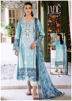 Chevron cotton vol 8 by Jade Heavy lawn cotton unstitched dress material catalogue at affordable rate salwar kameez catalogs