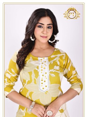 Chingari vol 3 by Padmavati Textile Reyon ODP Printed Gala work Kurti with bottom collection at affordable rate kurtis catalogs