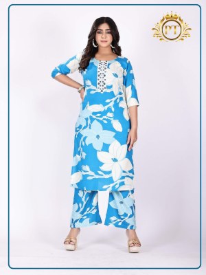 Chingari vol 3 by Padmavati Textile Reyon ODP Printed Gala work Kurti with bottom collection at affordable rate kurtis catalogs