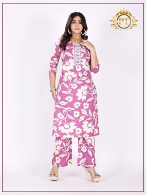 Chingari vol 3 by Padmavati Textile Reyon ODP Printed Gala work Kurti with bottom collection at affordable rate kurtis catalogs