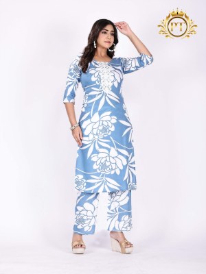 Chingari vol 3 by Padmavati Textile Reyon ODP Printed Gala work Kurti with bottom collection at affordable rate kurtis catalogs