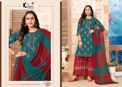 Chunri by Kinti rayon Kurti palazzo and dupatta set wholesale Kurti catalogue  kurtis catalogs