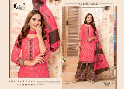 Chunri by Kinti rayon Kurti palazzo and dupatta set wholesale Kurti catalogue  kurtis catalogs
