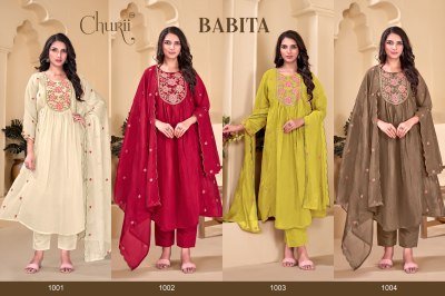 Churii Babita Kurti Pant with Dupatta Set kurti pant with dupatta Catalogs