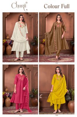 Churii Colour Full Kurti Pant with Dupatta Set kurti pant with dupatta Catalogs