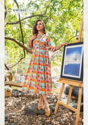 Clazzy by Swish digital printed fancy kurti catalogue at affordable rate kurtis catalogs