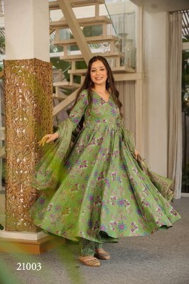 Clora Vol-21 Designer Muslin Digital Printed Kurti Pant with Dupatta readymade suit catalogs