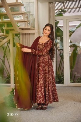 Clora Vol-21 Designer Muslin Digital Printed Kurti Pant with Dupatta readymade suit catalogs
