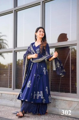 Clora vol 3 luanch beautiful printed Anghrakha Kurti ,bottom with dupatta Collection at amaviexpo Amavi