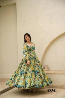 Clora vol 4 presenting new designer digital printed ethnic wear gown at amaviexpo Amavi