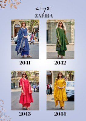 Clysi Zafira Muslin Khatali  3-Piece Suit with Dupatta kurti pant with dupatta Catalogs