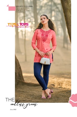 Colors vol 5 by Tips tops Heavy reyon embroidered short wester top catalogue at affordable rate western wear catalogs
