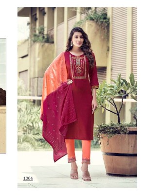 Colour Pix Saheli Heavy Viscose Fabrics Top Pant Dupatta set wholesale catalogue  kurtis catalogs