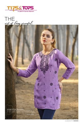 Colours vol 05 by Tips and tops Heavy rayon Slub Embroidered western wear catalogue with affordable rate western wear catalogs