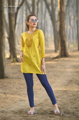 Colours vol 05 by Tips and tops Heavy rayon Slub Embroidered western wear catalogue with affordable rate western wear catalogs