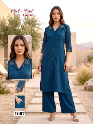 Cool Cool Coadset Women's Vatican Silk Co-Ord Set with Lining co ord set catalogs