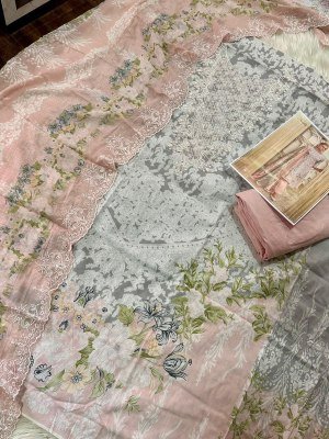 Cosmos Fashion Needle Wonder Vol 1 NX Lawn Cotton Embroidered Dress Material dress material catalogs