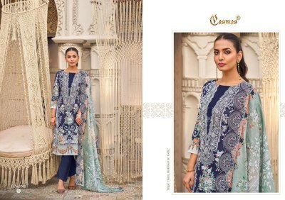 Cosmos Fashion Needle Wonder Vol 1 NX Lawn Cotton Embroidered Dress Material dress material catalogs