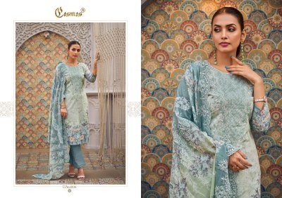 Cosmos Fashion Needle Wonder Vol 1 NX Lawn Cotton Embroidered Dress Material dress material catalogs