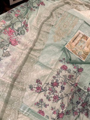 Cosmos Fashion Needle Wonder Vol 1 NX Lawn Cotton Embroidered Dress Material dress material catalogs