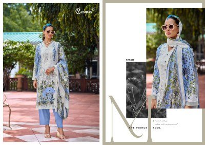 Cosmos Needle Wonder Vol 3 Lawn Cotton Embroidered Suit with Pure Mal Mal Cut Work Dupatta Unstitched Collection Wholesale readymade suit catalogs