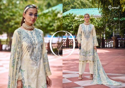 Cosmos Needle Wonder Vol 3 Lawn Cotton Embroidered Suit with Pure Mal Mal Cut Work Dupatta Unstitched Collection Wholesale readymade suit catalogs