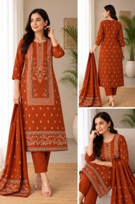 Cotton 60x60 3-Piece Ethnic Wear Set  Size wise Combo Set