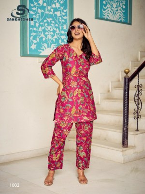 Cotton Beat by Sankheswer designer cotton foil printed co ord set at budget price co ord set catalogs