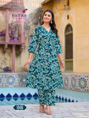 Cotton Bells vol 1 by Radhika Life Style Cotton Foil printed readymade suit catalogue at affordable rate readymade suit catalogs