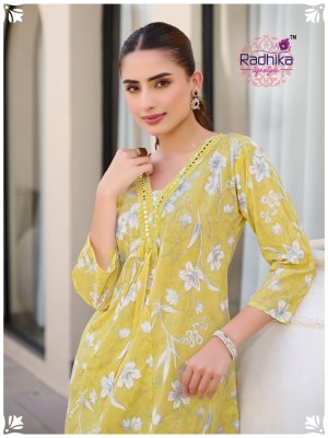 Cotton Bells vol 2 by Radhika Lifestyle Cotton Foil printed kurti with bottom collection in affordable rate kurtis catalogs