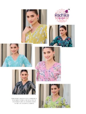 Cotton Bells vol 2 by Radhika Lifestyle Cotton Foil printed kurti with bottom collection in affordable rate kurtis catalogs