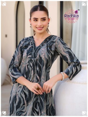 Cotton Bells vol 2 by Radhika Lifestyle Cotton Foil printed kurti with bottom collection in affordable rate kurtis catalogs