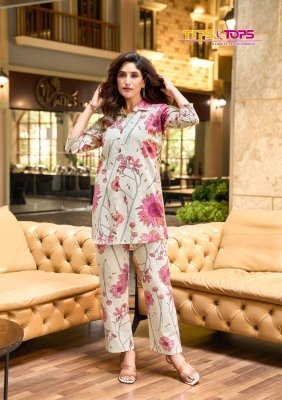 Cotton Bets vol 3 by Tips and tops Cotton Flex printed co ord set collection  co ord set catalogs