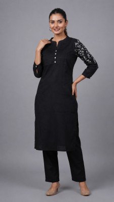 Cotton Flex 2-Piece Co-Ord Set with Printex Embroidery Work & Pocket wholesale catalogs