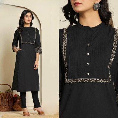 Cotton Heavy Embroidery Kurti Collection wholesale catalogs