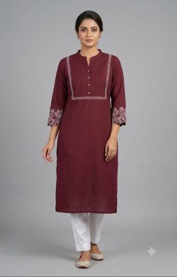 Cotton Heavy Embroidery Kurti Collection kurtis catalogs