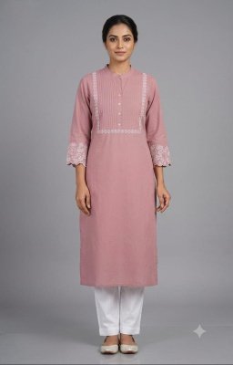 Cotton Heavy Embroidery Kurti Collection kurtis catalogs