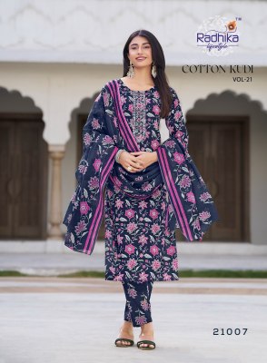 Cotton Kudi vol 21 by Radhika Lifestyle Cotton Printed  designer readymade suit collection at amavi expo readymade suit catalogs