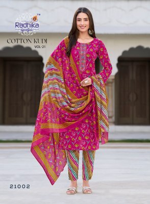 Cotton Kudi vol 21 by Radhika Lifestyle Cotton Printed  designer readymade suit collection at amavi expo readymade suit catalogs
