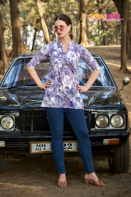 Cotton Shorties vol 7 by Tips and tops Premium Cotton Foil printes Kurti catalogue at affordable rate kurtis catalogs