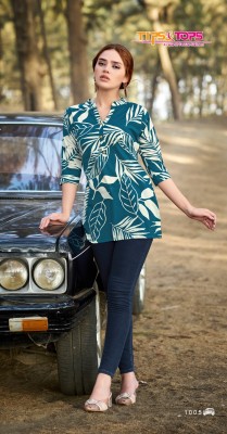 Cotton Shorties vol 7 by Tips and tops Premium Cotton Foil printes Kurti catalogue at affordable rate kurtis catalogs