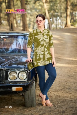 Cotton Shorties vol 7 by Tips and tops Premium Cotton Foil printes Kurti catalogue at affordable rate kurtis catalogs
