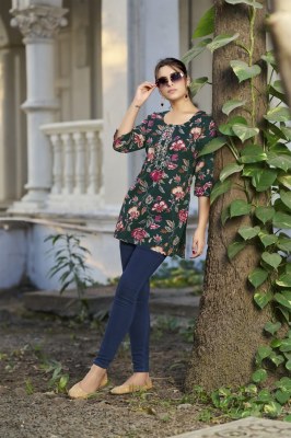 Cotton candy vol 6 by Tips and tops cotton foil printed short top collection with budget price western wear catalogs