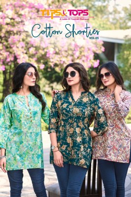 Cotton shorties vol 05 by tips and tops cotton foil printed western top catalogue Tips and tops