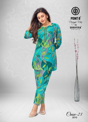 Craze vol 23 by Deeptex Pure cotton Printed fancy Co ord set collection at affordable rate co ord set catalogs