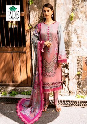 Crimsons vol 9 by Saanvi trends heavy lawn cotton unstitched dress material catalogue at affordable rate dress material catalogs