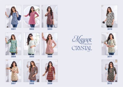 Crystal Vol 3 by Mayur Trendy Fancy poplin cotton western wear collection at affordable rate western wear catalogs